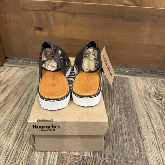 Bearpaw Huaraches Vanessa sandals size 5,EU 36 Gunmetal - Picture 3 of 7